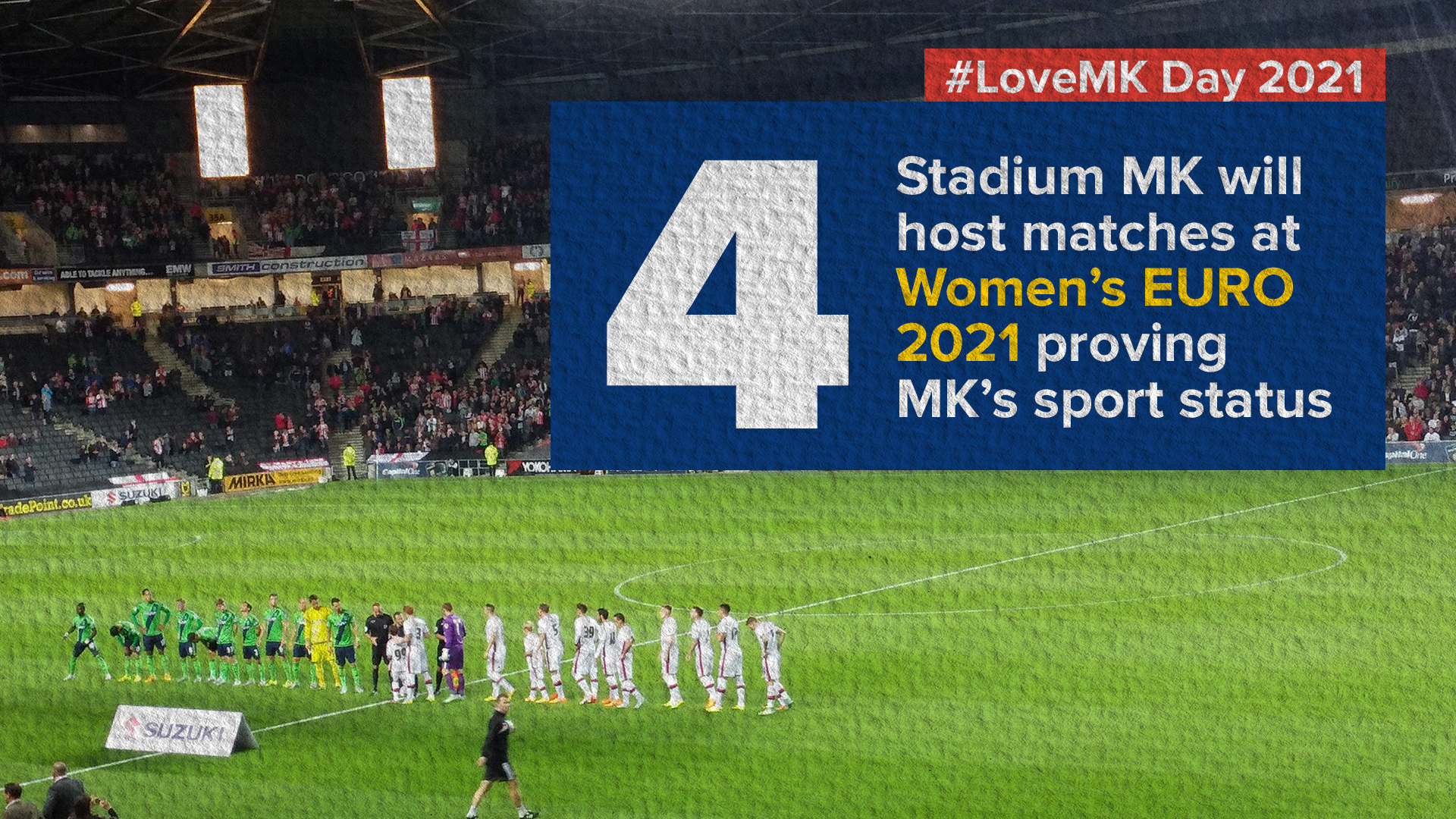 4 Women's EURO 2021 Matches In Milton Keynes