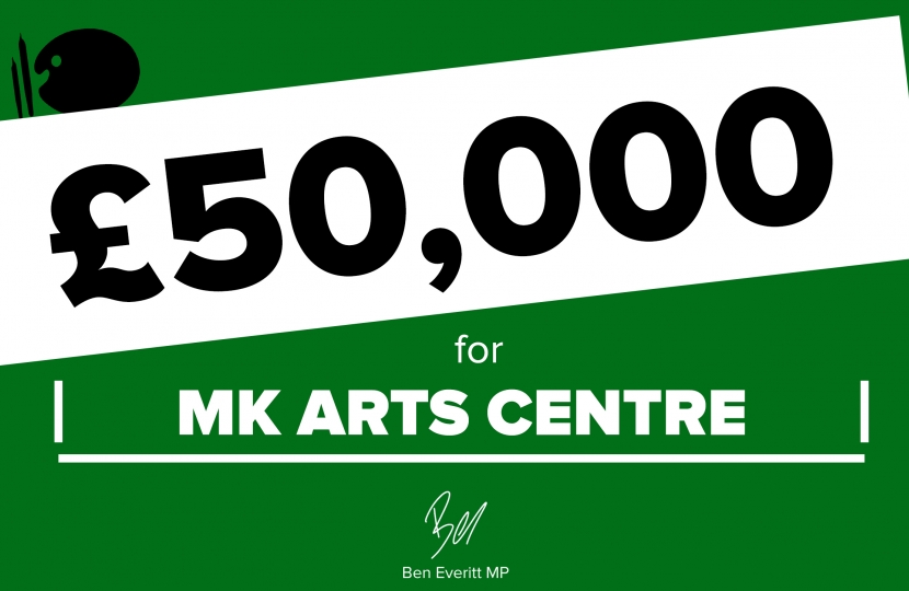 MK Arts Centre gets £50,000 Funding