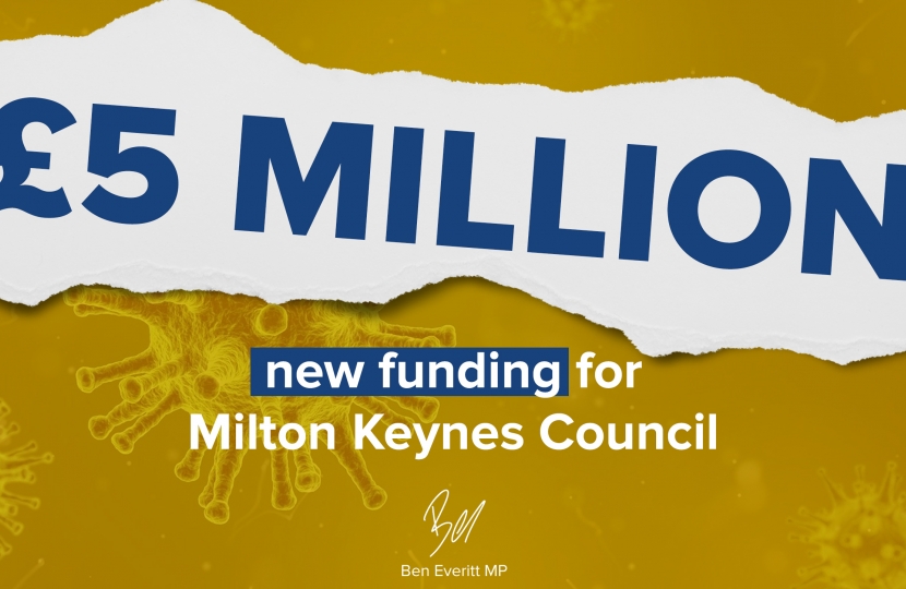 £5m new funding for Milton Keynes Council