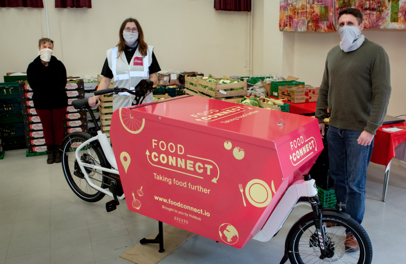 Ben Visiting The Food Connect Project At The Old Bath House Community Centre In Wolverton