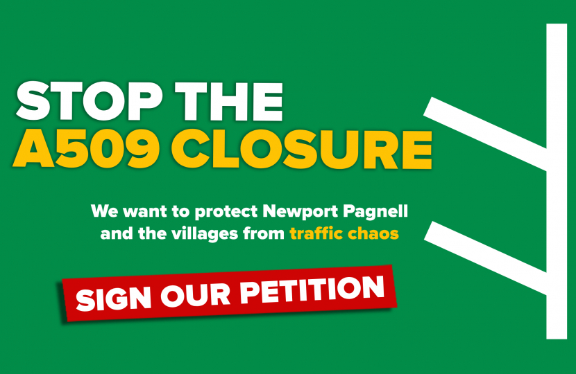 Petition to stop the A509 closure