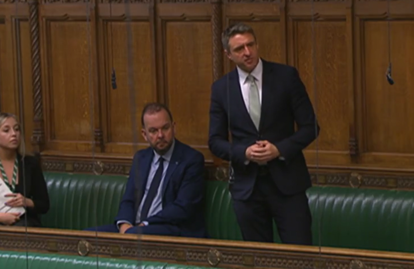 Ben Everitt MP speaking at Transport Questions in the House of Commons