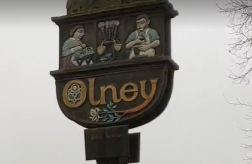 Olney Town Sign