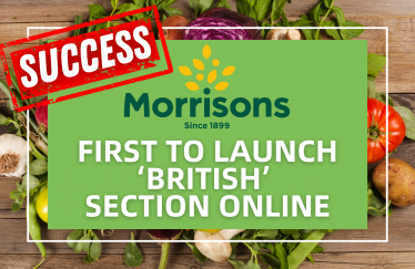 Success: Morrisons first to launch 'British' section online